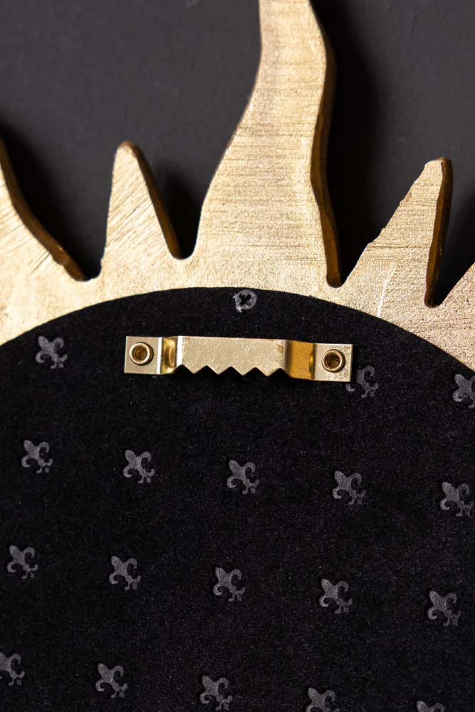 Antique Gold Sun Convex Mirror - Image 4