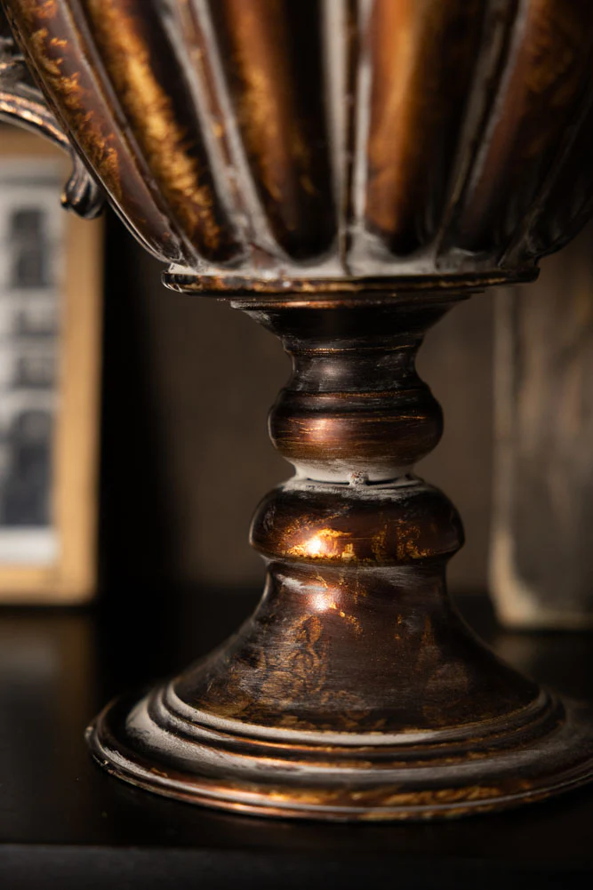 Antiqued-Style Indoor Planter - Image 3
