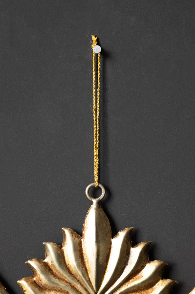 Antiqued-Style Metal Heart Hanging Decoration - Image 5