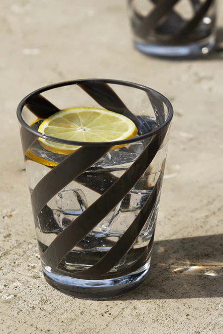 Acrylic Black Spiral Water Tumbler - Image 5