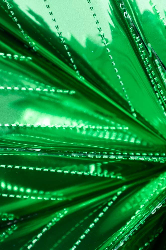 Christmas Star Hanging Decoration in Metallic Green - Image 6