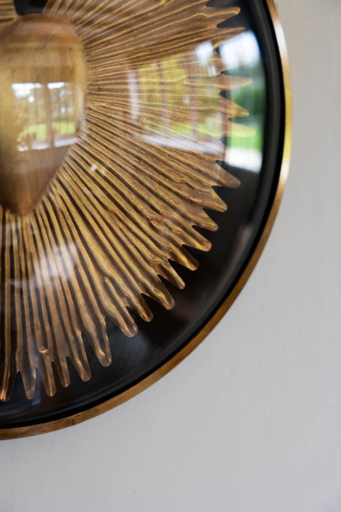 Framed Golden Milagro Heart Decoration - Image 7