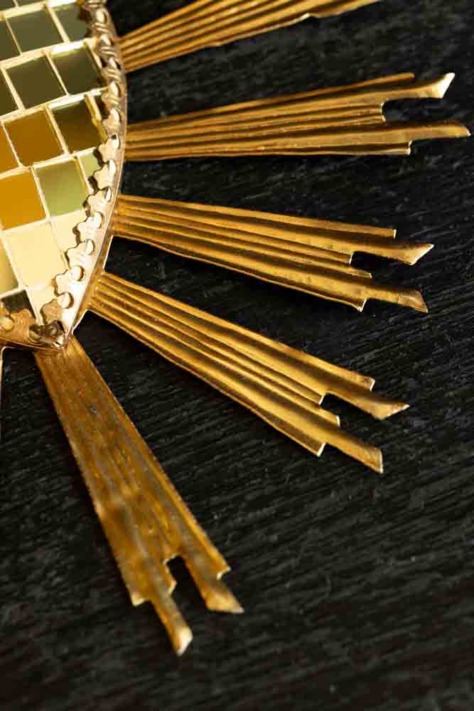 Gold Disco Ball Heart Hanging Ornament - Image 5