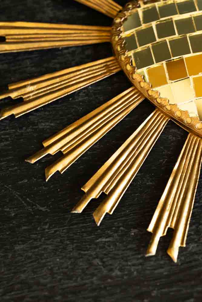 Gold Disco Ball Heart Hanging Ornament - Image 6