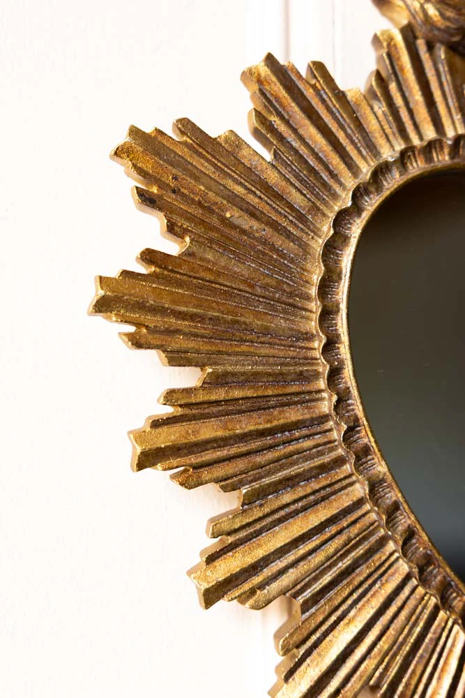 Gold Milagro Sacred Heart Mirror - Image 4