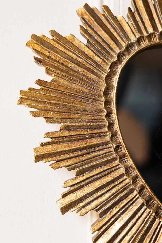 Gold Sacred Heart Ornate Mirror - Image 4