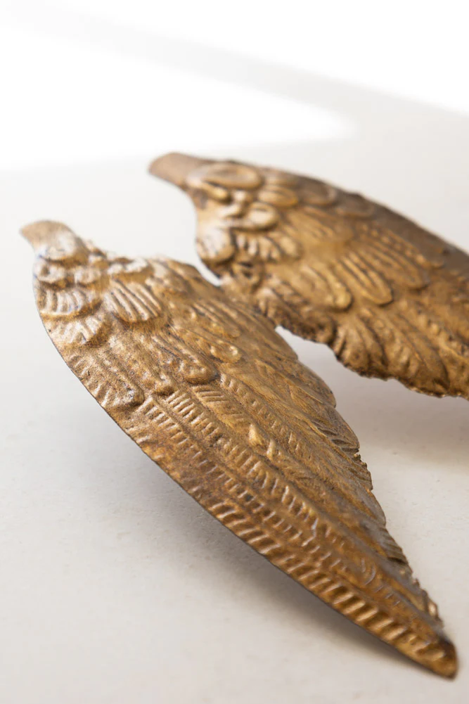 Gold Winged Metal Candle Decoration - Image 6