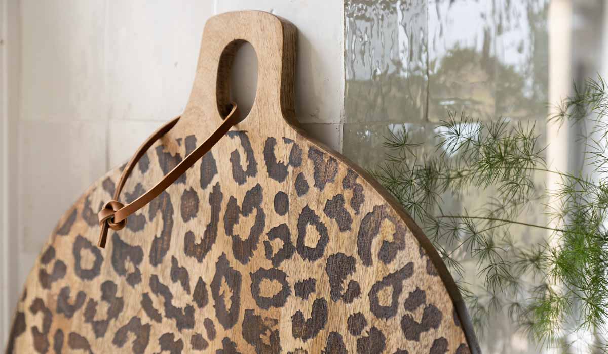 Leopard Print Mango Wood Serving Board - Large - Image 10