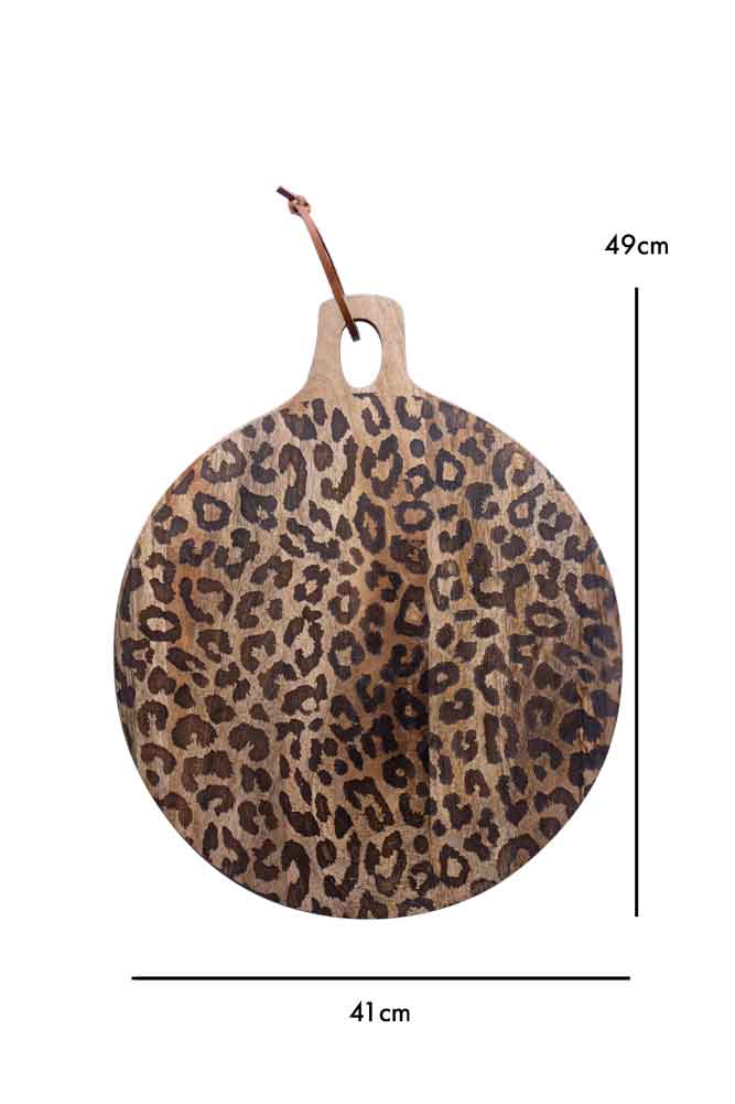 Leopard Print Mango Wood Serving Board - Large - Image 9