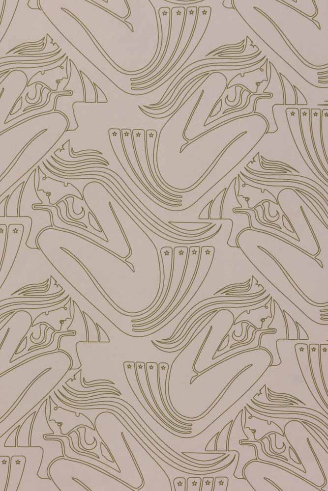 Rockett St George Deco Nymph Blush Pink Wallpaper - Image 12
