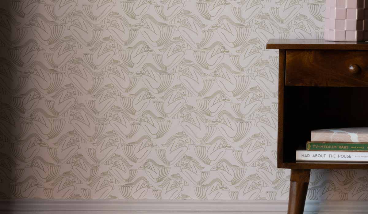 Rockett St George Deco Nymph Blush Pink Wallpaper - Image 14