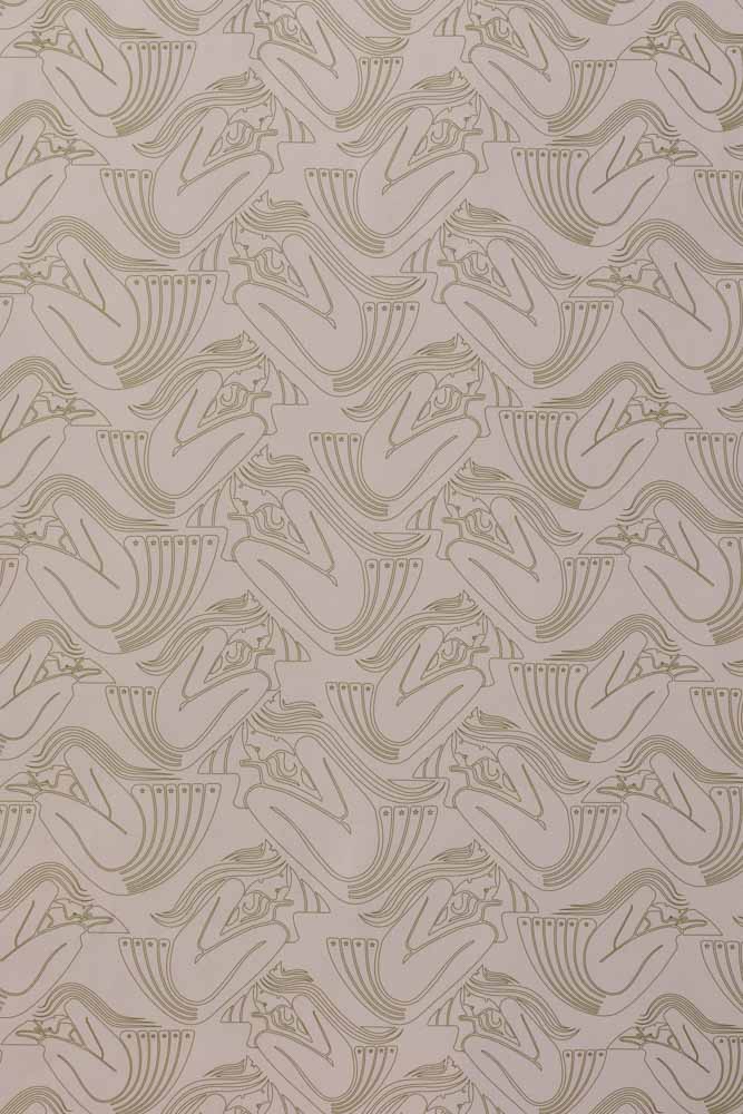 Rockett St George Deco Nymph Blush Pink Wallpaper - Image 9
