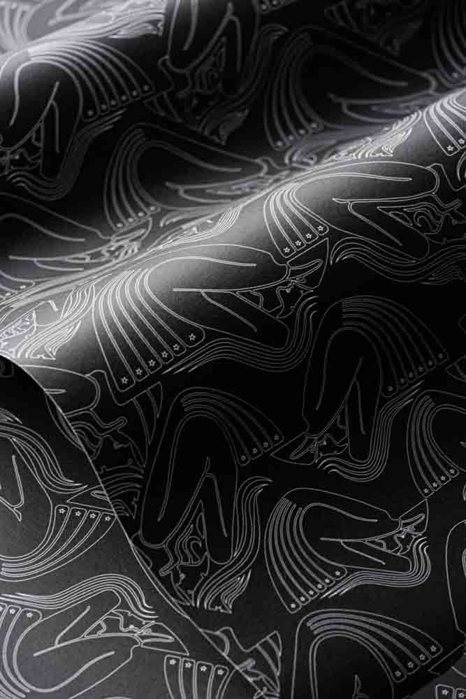 Rockett St George Deco Nymph Midnight Wallpaper - Image 15