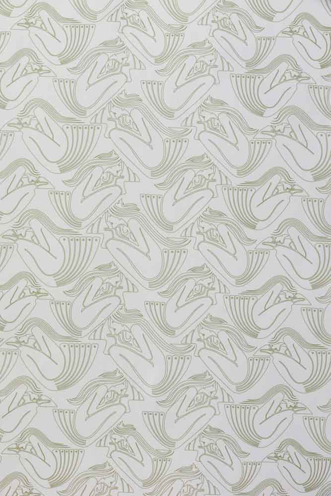 Rockett St George Deco Nymph Parchment Wallpaper - Image 11