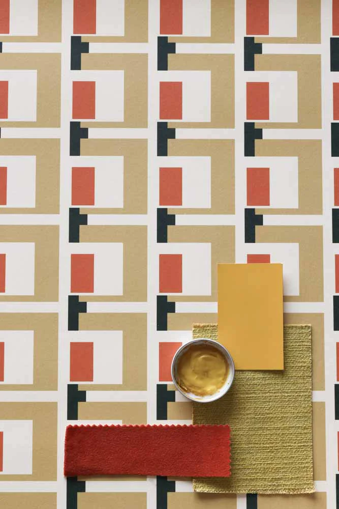Rockett St George Electric Geometric Sand Wallpaper - Image 5