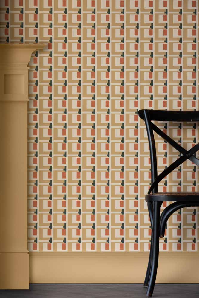 Rockett St George Electric Geometric Sand Wallpaper - Image 7