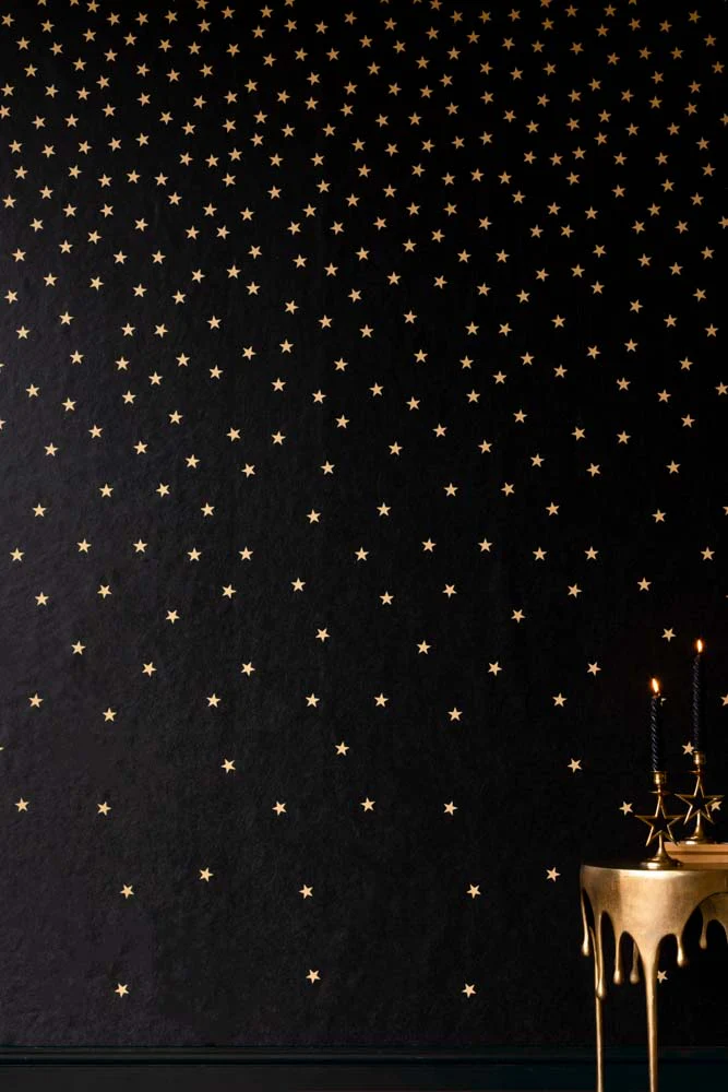 Rockett St George Falling Stars Black Mural - Image 13