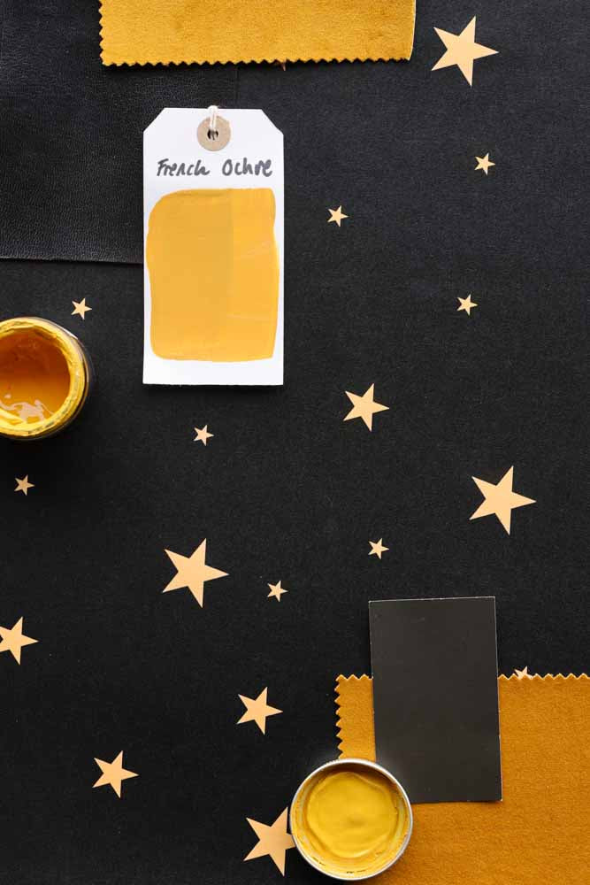 Rockett St George Falling Stars Black Mural - Image 27