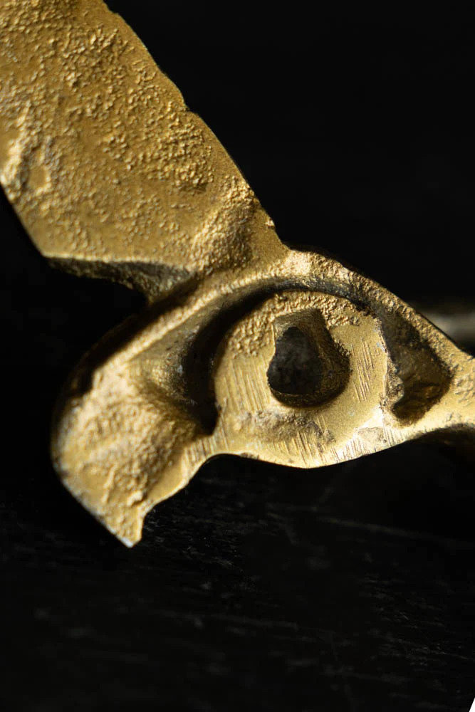 Set Of 3 Gold Metal Birds Wall Ornament - Image 5