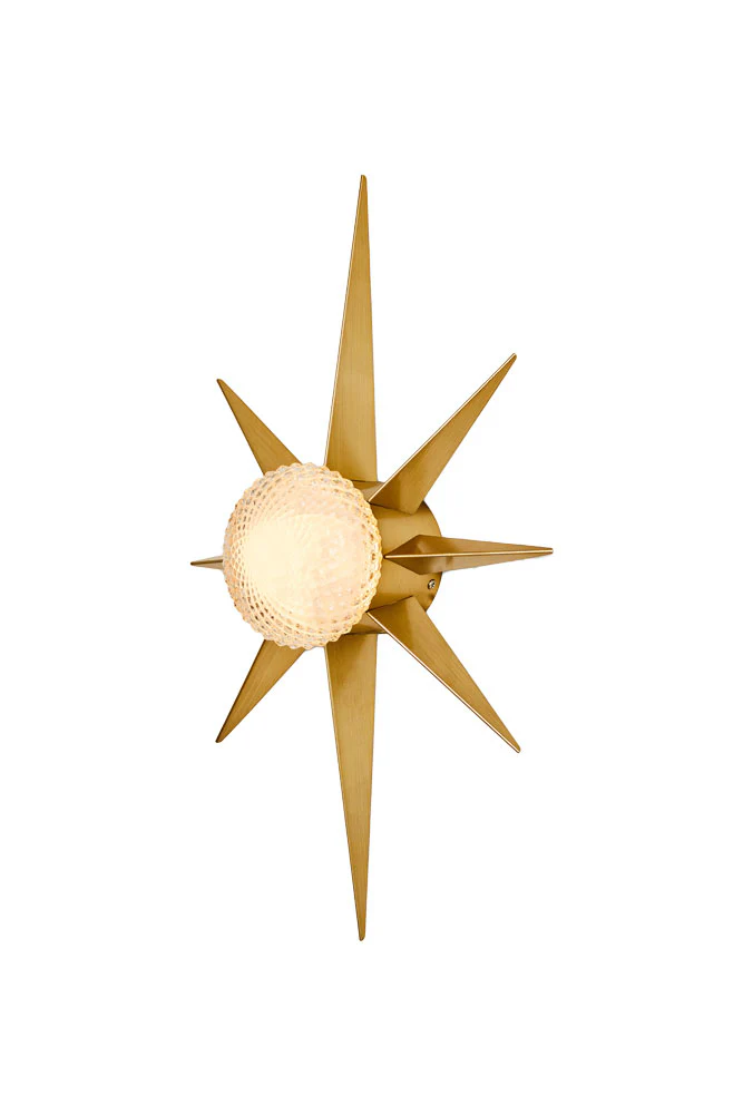 Gold Starburst Wall Light - Image 4