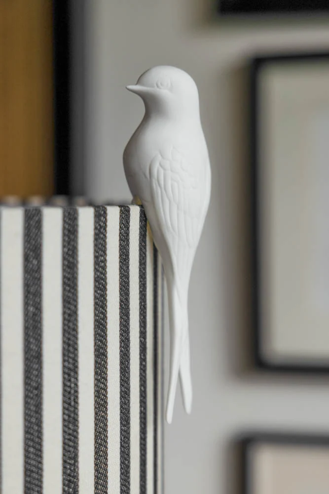 White Swallow Bird Ornament - Image 3