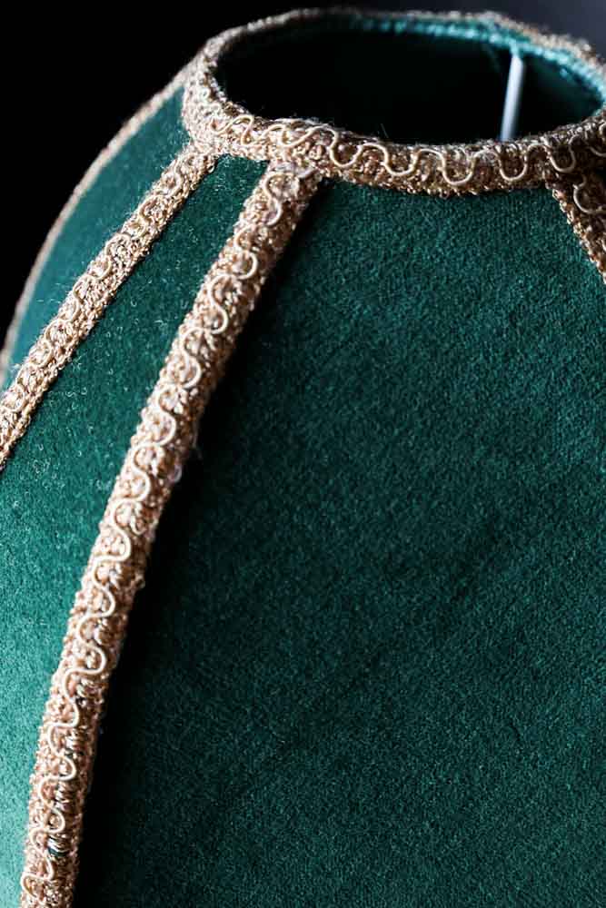 Winifred Green Velvet Fringe Table Lamp - Image 6